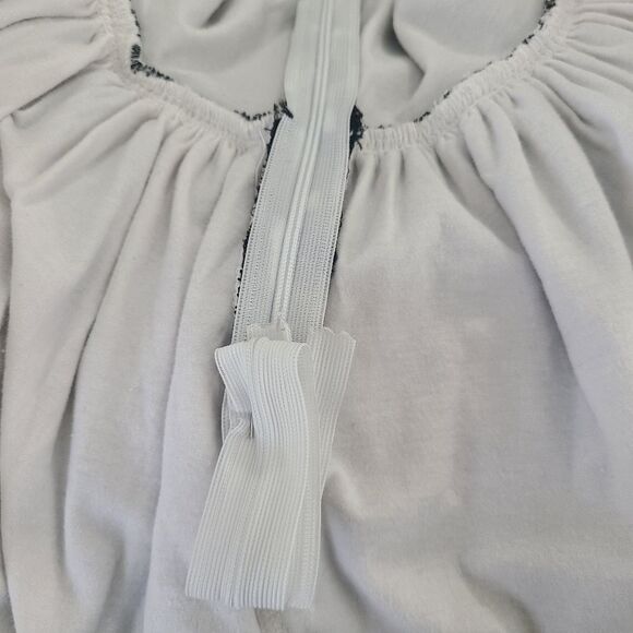 Love U Lots Girls Sleeveless Geo Dress Size 4T Black and White with Red Ribbon - Picture 11 of 12